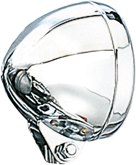 Cobra 82-97902 04-2021 BULLET SPOTLIGHT VISOR 4.5" CHROME EA