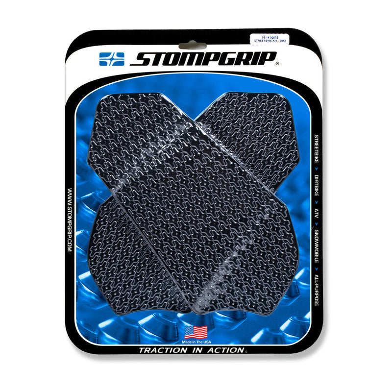 Stompgrip Tank PAD Kit Icon Black - 55-14-0057B Suzuki 600 / 750 2011-2023