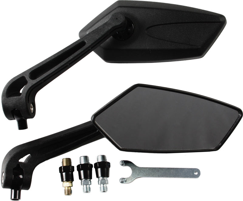 K&s Technologies GT Style Composite Mirrors - 17-1001 Kawasaki Ninja 2000-2005