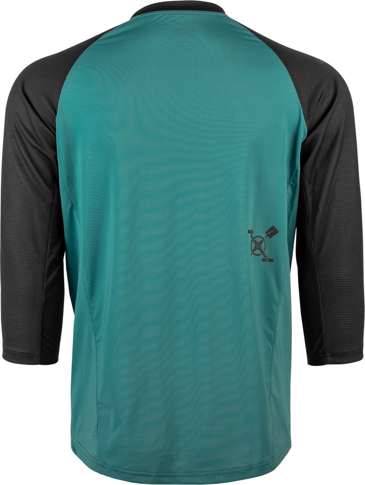 Fly Racing 352-8132S 352-8132S RIPA 3/4 SLEEVE JERSEY EVERGREEN/BLACK SM
