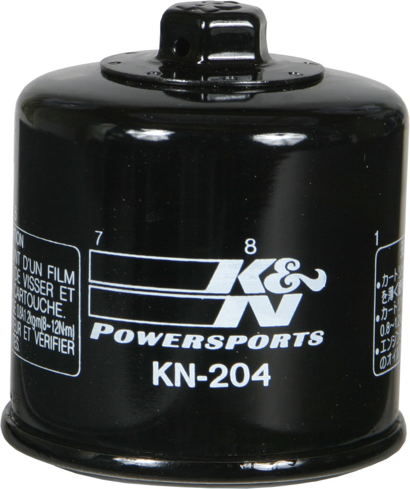 K & N OIL Filter - KN-204-1 For Harley Street 2015-2019 | Honda Motorcycles 1997-2025 | Triumph Motorcycles 2001-2025