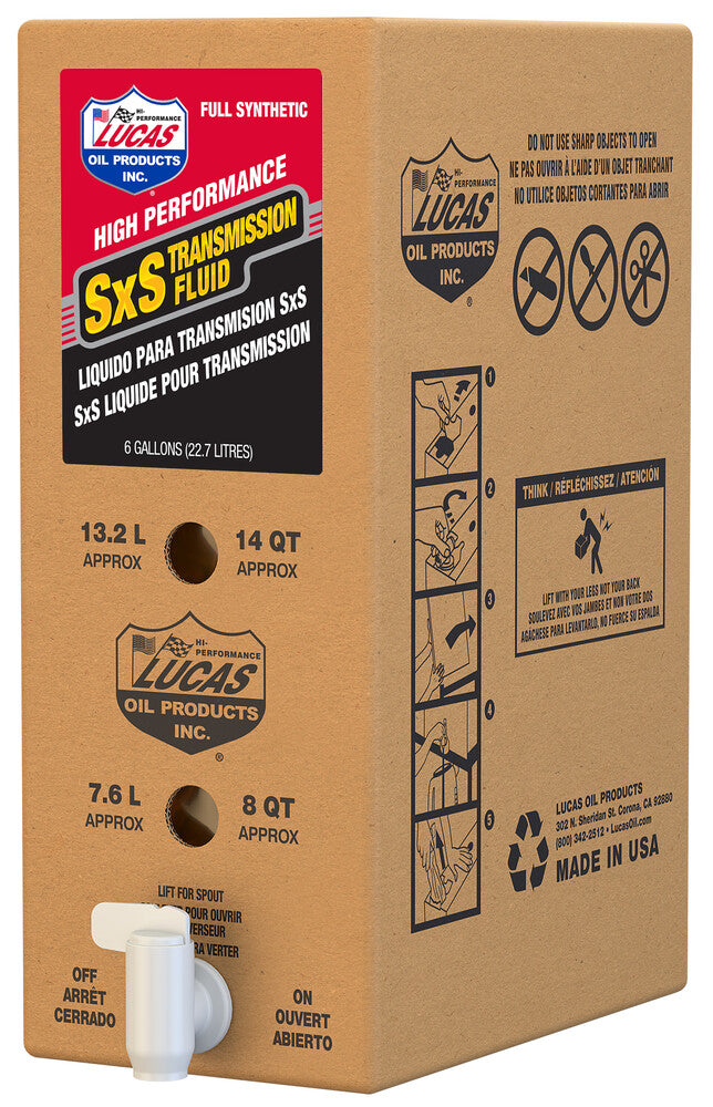 Lucas 58-53544 18050 SXS SYNTHETIC TRANSMISSION OIL 6GAL BIB