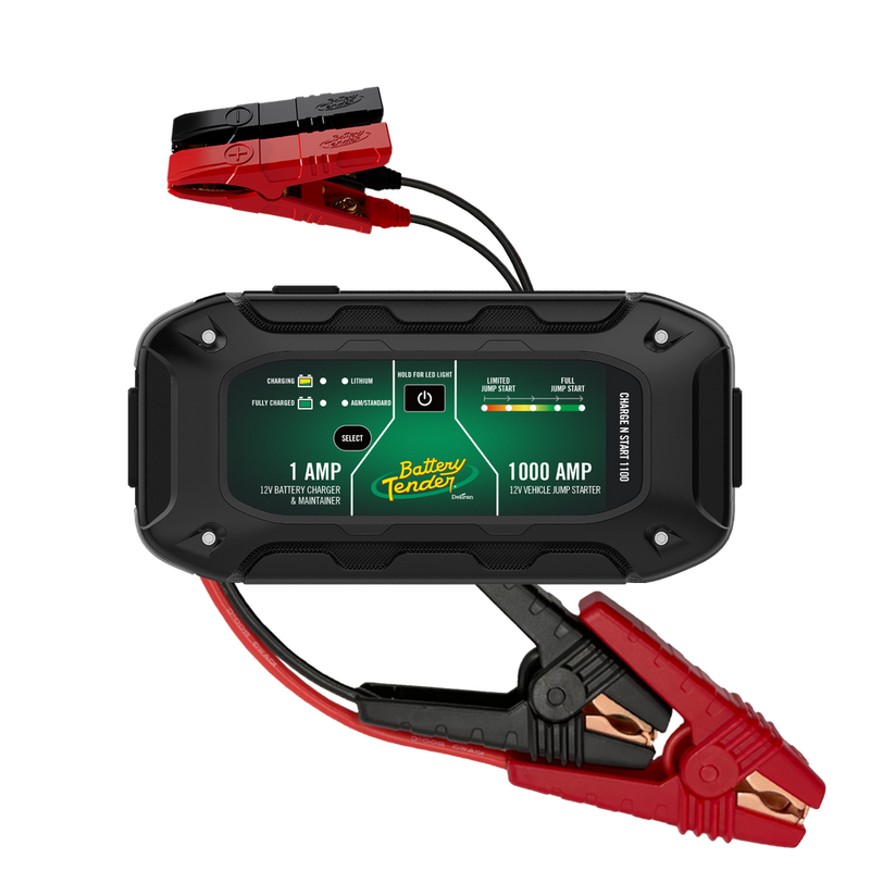 Battery Tender 56-1329 030-7010-WH CHARGE N START 1 AMP BTRY CHARGER & 1000 AMP JUMP START
