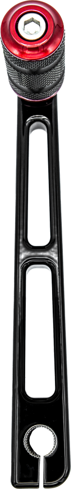 Santoro Fabworx SF30051 Twice Tight Perf Shift W TOE PEG Black For Harley Touring 1998-2013