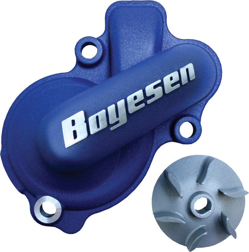 Boyesen Waterpump Cover & Impeller Kit Blue - WPK-32AL Yamaha YZ 250 1999-2026