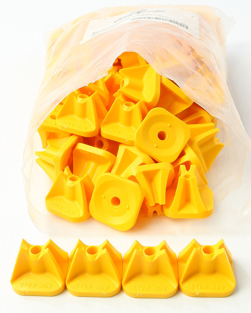 Stud Boy 18-33939Y 2513-P8-YEL SUPER-LITE PRO SERIES SINGLE BACKERS .75" 84/PK YELLOW
