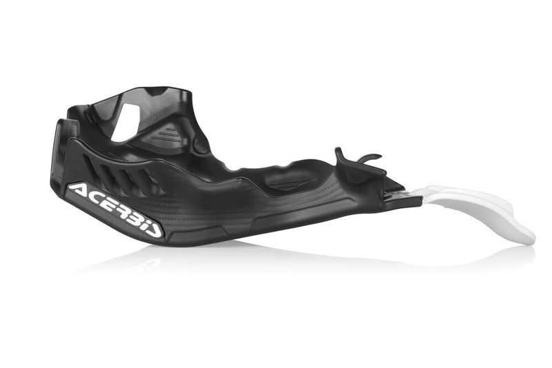 Acerbis 2791671007 Skid Plate With Linkage Guard Black White Husqvarna TE250i / TE300i 2020-2023