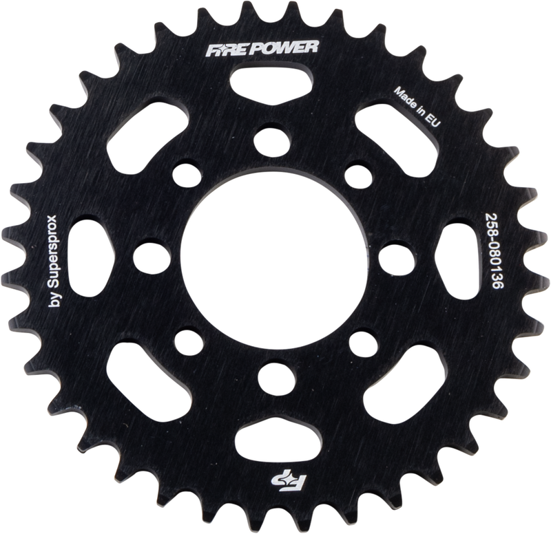 Fire Power Rear Sprocket Aluminum 36T Black - FPA-801-36-BLK Kawasaki 110 / 110L 2002-2020