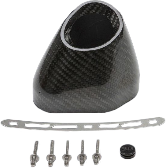 Yoshimura 960-9993 YM7-CFR-K END CAP KIT RIGHT SIDE R77 RH CF SLASH-CUT