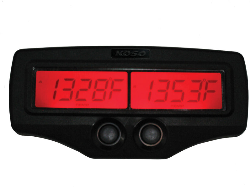 Koso North America Dual EGT Gauge Fast Response - BA006000-X