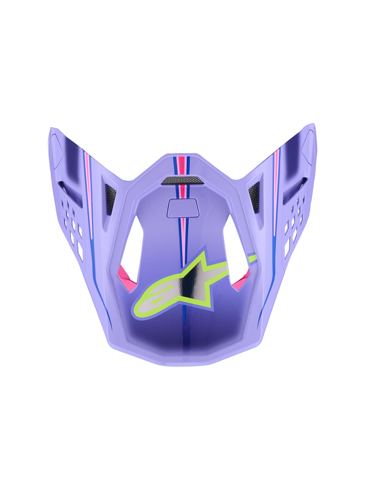 Alpinestars 482-00226 8981125-3144-TU S-M10 JL VISOR ECE 22.06 PRPL/PNK FLUO/YLW FLUO GLS