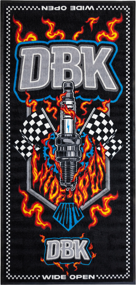 Dbk 325-00072 AC-WIDEOPEN-MAT WIDE OPEN BIKE MAT 3.5'X7'