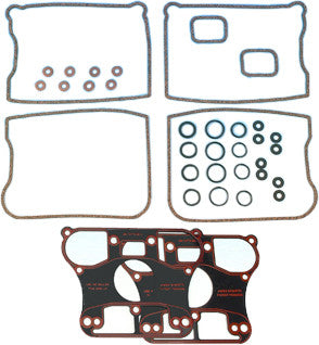 James Gasket James Gaskets Gasket Rocker Cover W Cork RKR Paper Base Kit - 17033-83-R For Harley Motorcycles 1984-1991