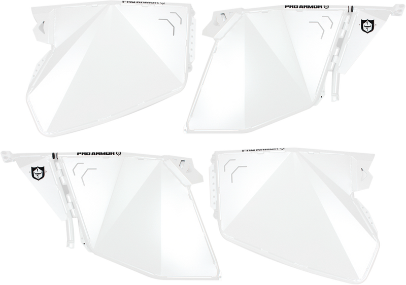 Pro Armor Traditional Half Doors White Pearl POL - P144D000WP Polaris RZR 2014-2020