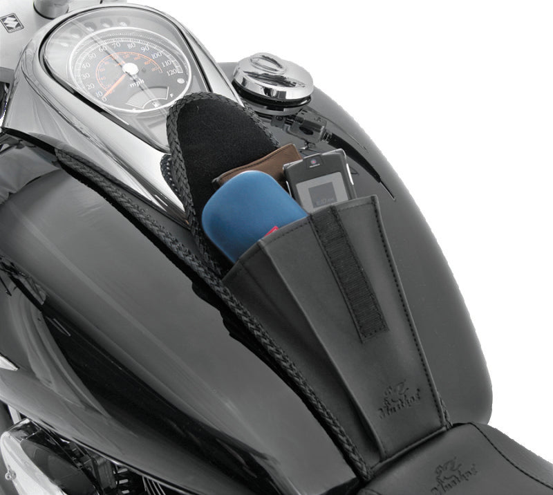 Mustang Motorcycle 93316 Mustang 05-08 Suzuki VL800 Volusia, Boulevard C50 Tank Bib - Black - Photo - Primary