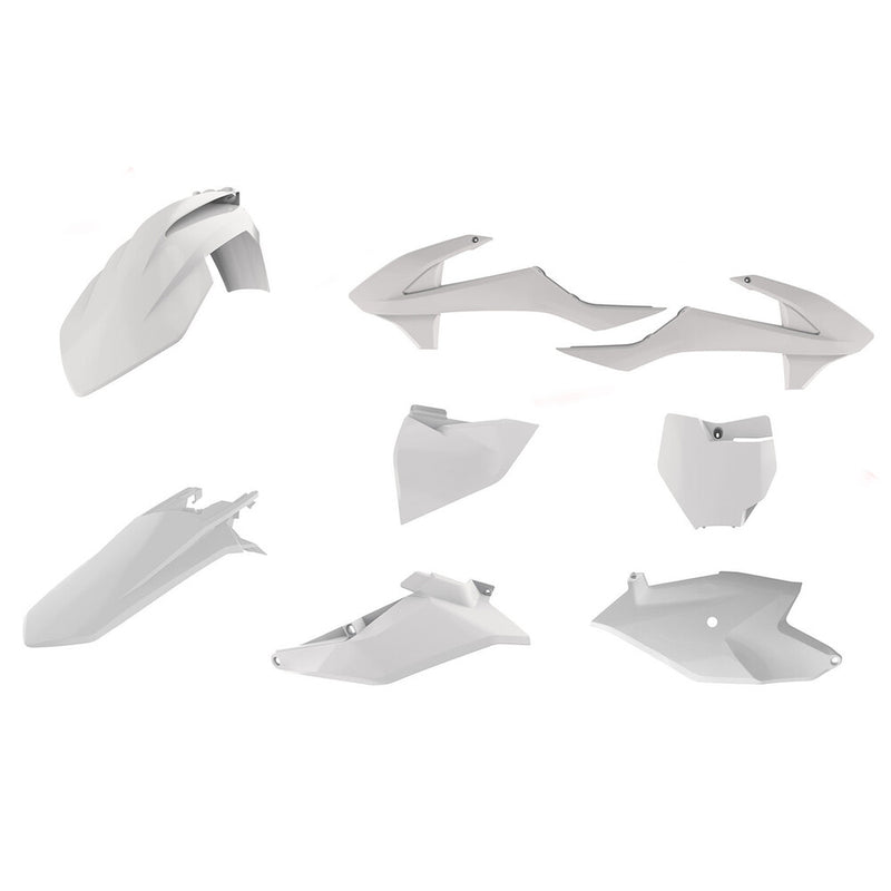 Polisport Plastic Body Kit White - 90761 KTM 85 (17/14) 2018-2024