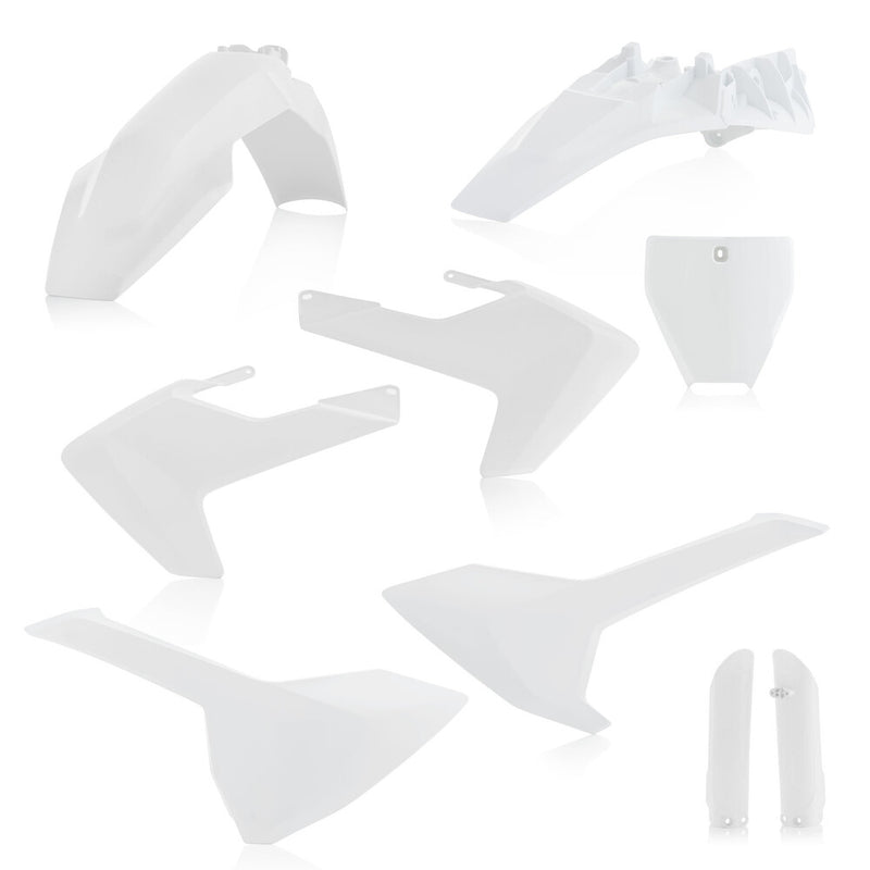 Acerbis Full Plastic Kit White - 2686460002 Husqvarna TC 85 2018-2024