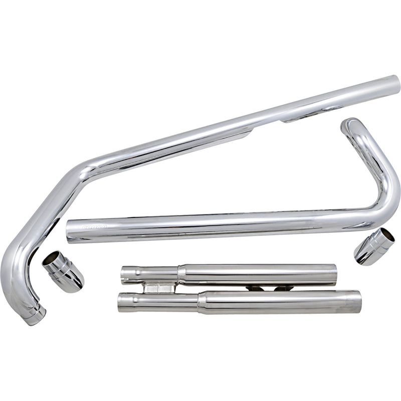 Cobra Speedster 2-Into-2 Exhaust System - 2821 Yamaha 1700 Road Star / XV1600A Road Star / 1600 Road Star / XV1700A Road Star 1999-2007