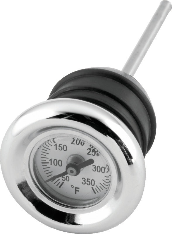 Bikers Choice 490568 84-99 Softail 82-03 XL Chrome Oil Tank Temp Gauge Replaces H-D 62688-87T 62667-87T - Photo - Primary