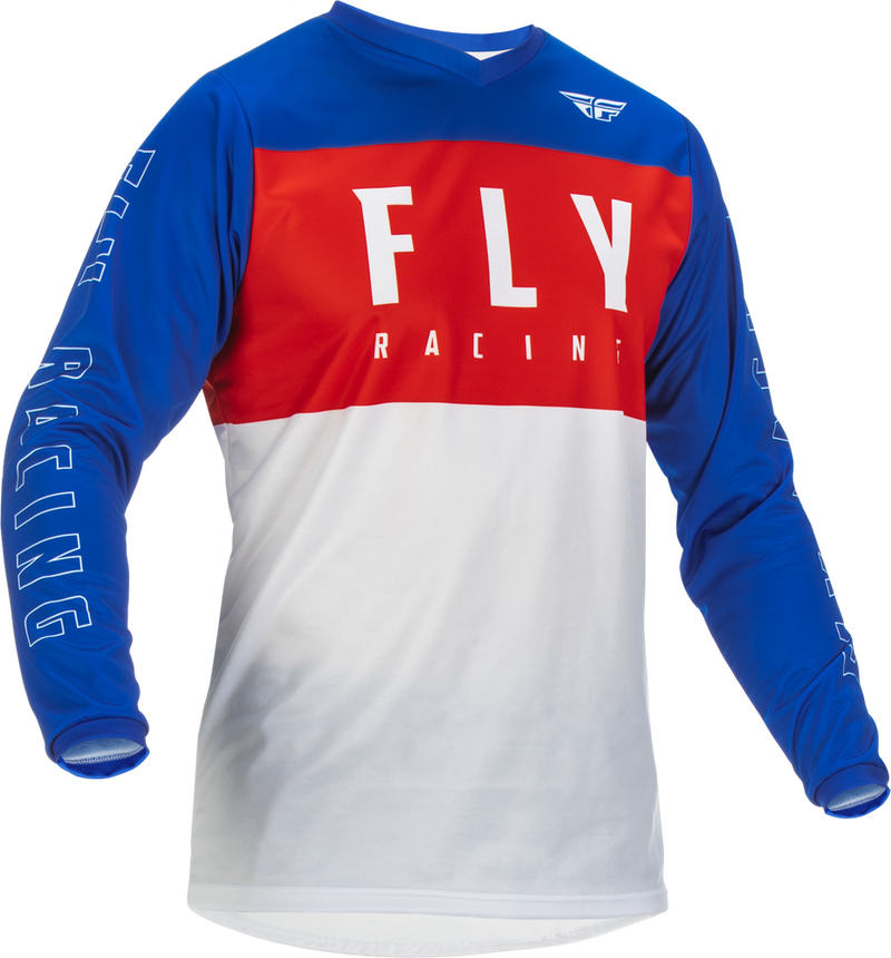 Fly Racing 375-924L 375-924L F-16 JERSEY RED/WHITE/BLUE LG