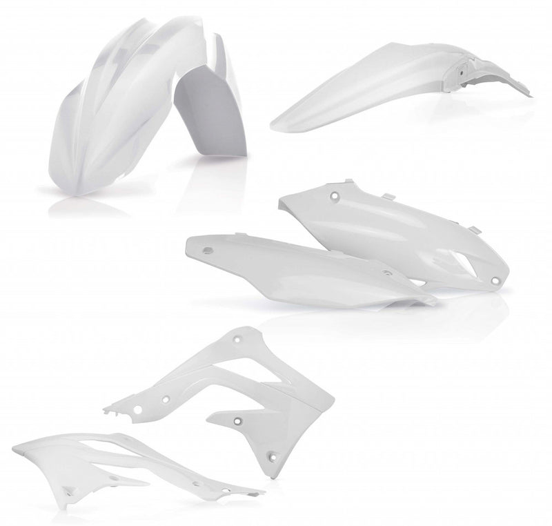 Acerbis Plastic Kit White - 2314190002 Kawasaki KX 450 2013-2015