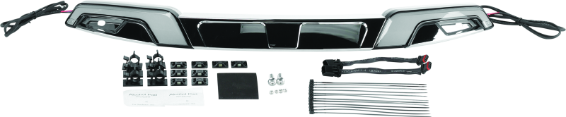 Kuryakyn 2948 Tracer Windshield Trim 14-Up FLH Models Chrome - Photo - Primary