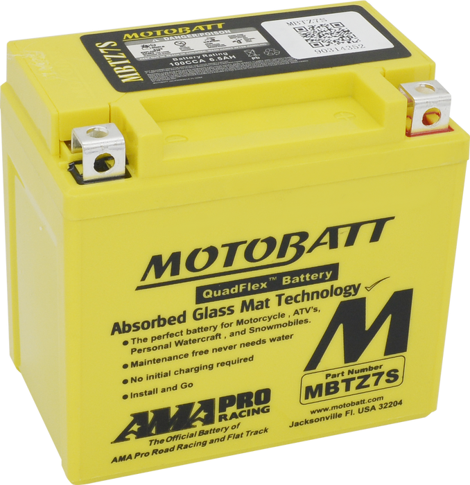 Motobatt 491-1003 MBTZ7S BATTERY MBTZ7S SEALED FACTORY ACTIVATED