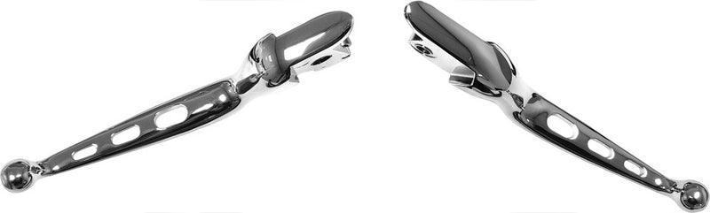 Harddrive 053816 Vortex Lever SET Chrome FLT FLH For Harley Touring 2008-2013