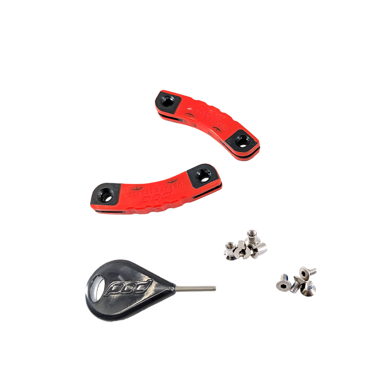 Pod 664-0576 KX31-RBK-BL-OS KX 3.0 HINGE LIGAMENT SET RED/BLACK