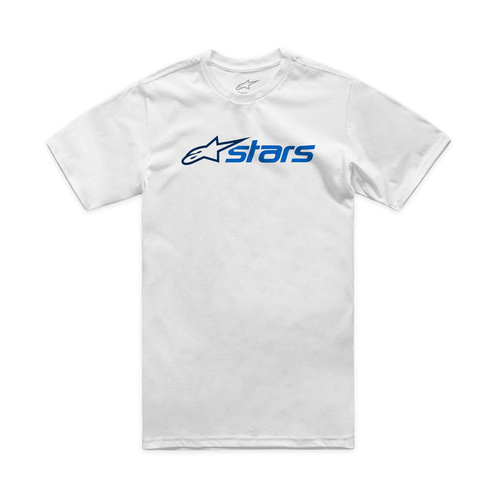 Alpinestars 482-76296M 1214-73108-2760-M BLAZE 2.0 CSF TEE WHITE/NAVY/BLUE MD