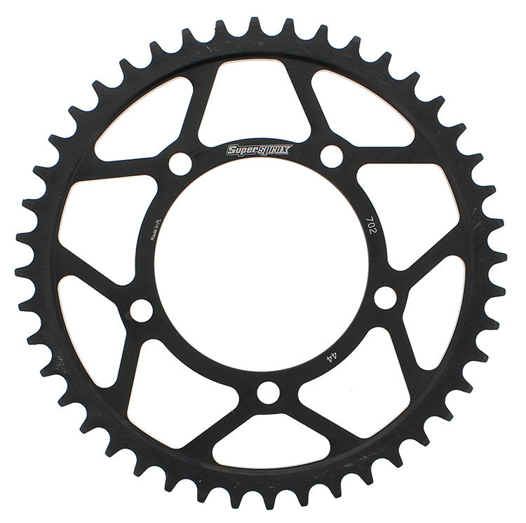 Supersprox Rear Sprocket Steel 44T-525 Black APR - RFE-702-44-BLK Aprilia Motorcycles 2000-2016