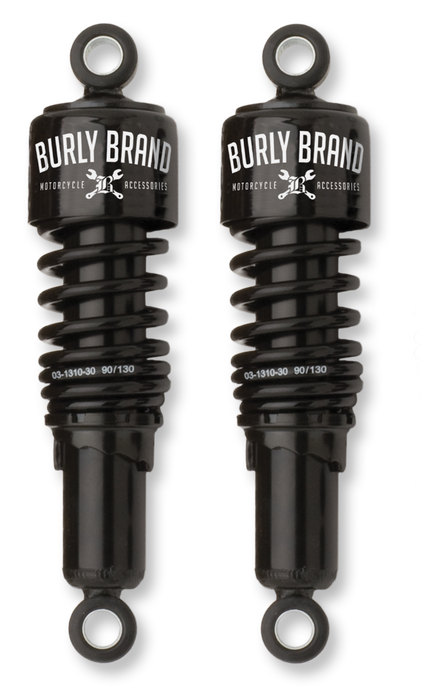 Burly Brand 750-05873 B28-1208B SLAMMER SHOCKS 10.5" BLACK