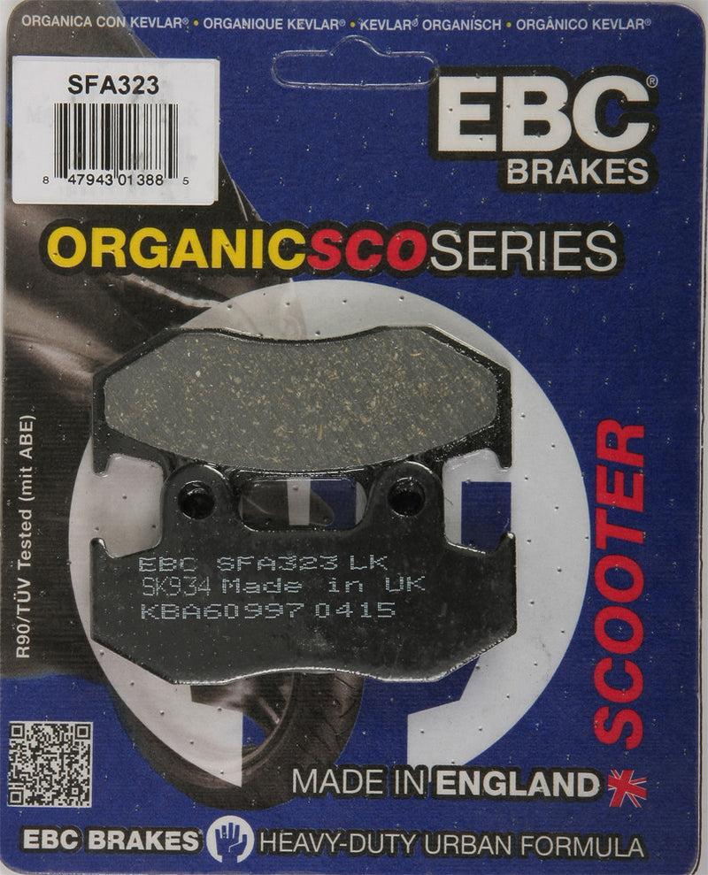 Ebc Brake Pads Organic - SFA323 Honda Elite / SH150i 2010-2011