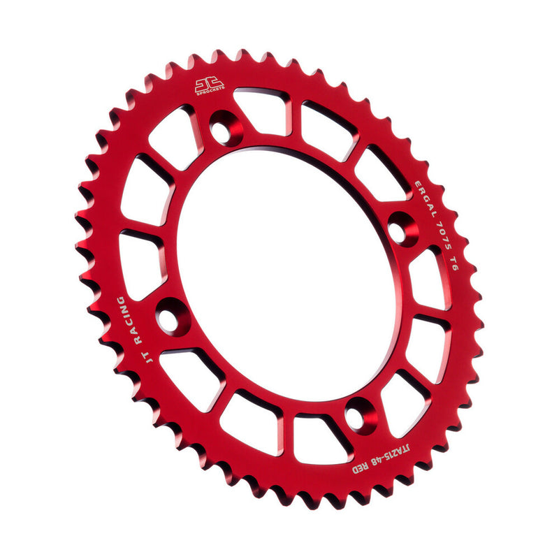 Jt Sprockets 554-21548R JTA215.48RED REAR RACELITE SPROCKET ALUM 48T-420 RED HON