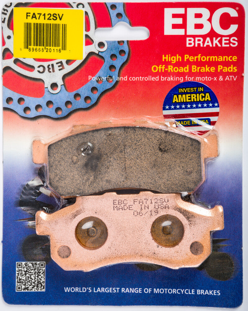Ebc Brake Pads Severe Duty SV Series - FA712SV Honda Pioneer 2015-2018