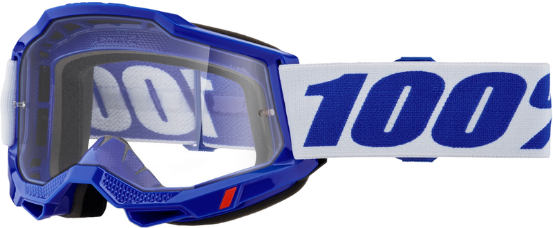 100% 610-5202 50013-00039 ACCURI 2 GOGGLE BLUE CLEAR LENS