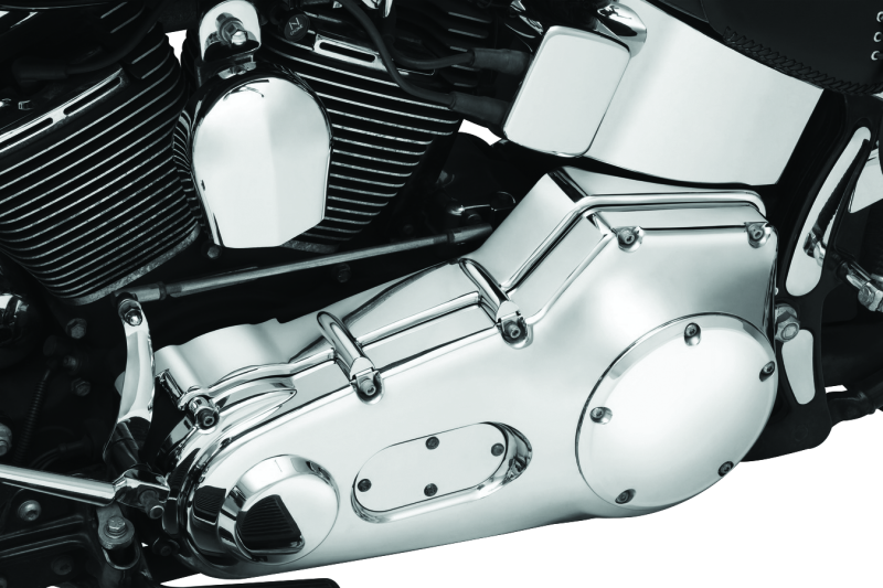 Kuryakyn 8291 Cast Inner Primary Cover 00-06 Softail Models Chrome - Photo - Primary