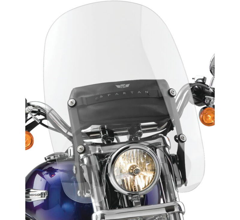 National Cycle N21201 06-17 HD FX Glide/ 83-05 FX/ 84-13/18-22 FX Softail Spartan Windshield 19 In.- Clear - Photo - Primary
