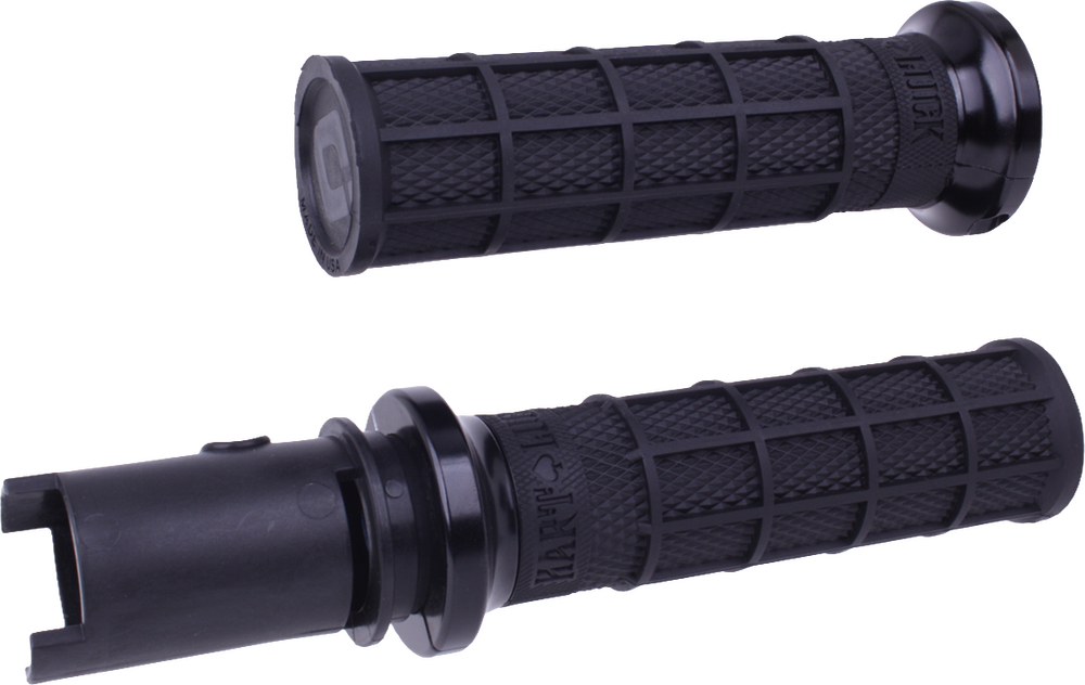 Odi 206-40129 V31HTC-BB-B LOCK-ON HART-LUCK FULL-WAFFLE BLACK/BLACK CVO `23-24