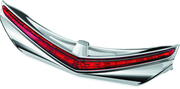Kuryakyn 3236 L.e.d. Rear Fender Tip 12-17 GL1800 Chrome Red Lens - Photo - Primary
