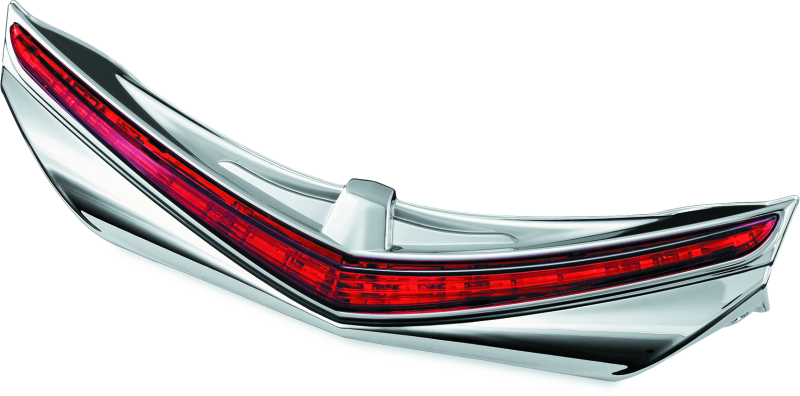 Kuryakyn 3236 L.e.d. Rear Fender Tip 12-17 GL1800 Chrome Red Lens - Photo - Primary