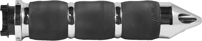 Avon Air Cushioned Grips Spike Chrome - AIR-90-CH-SPK For Harley Motorcycles 1984-2018