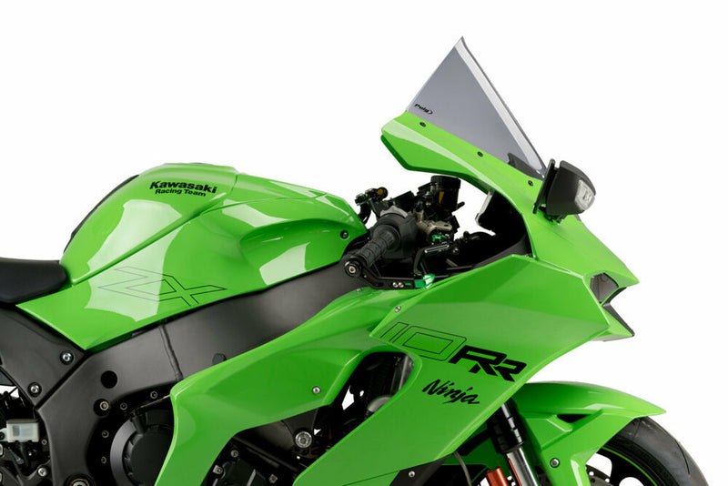 Puig Hi-Tech Parts Windscreen R-Racer Smoke - 20540H Kawasaki Ninja 2021-2024