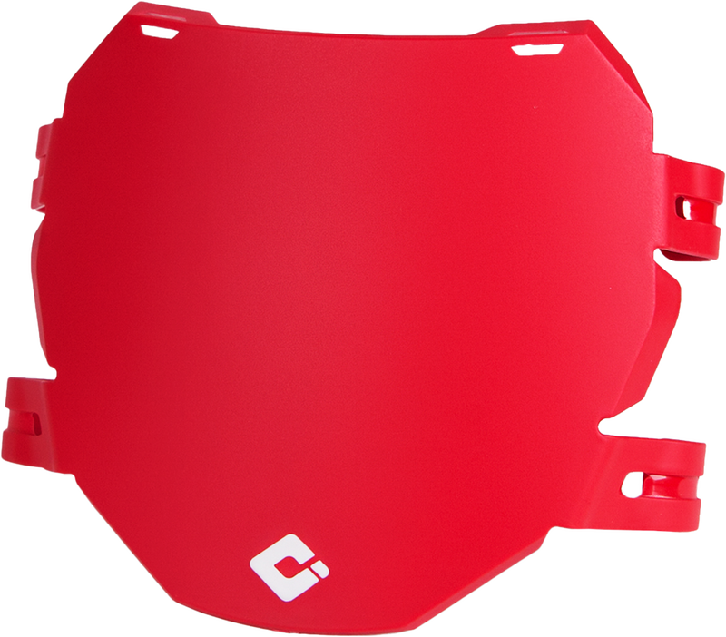 Odi 206-1183 D70DP-R DOWNHILL/E BIKE NUMBER PLATE RED