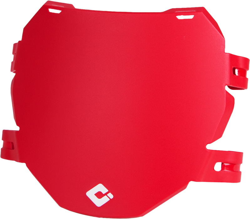 Odi 206-1183 D70DP-R DOWNHILL/E BIKE NUMBER PLATE RED