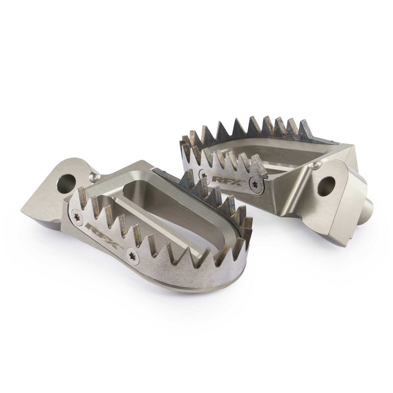 RFX PRO Footpegs TIT Alum - FXFR 40100 99TA Yamaha Dirt Bikes 1999-2026