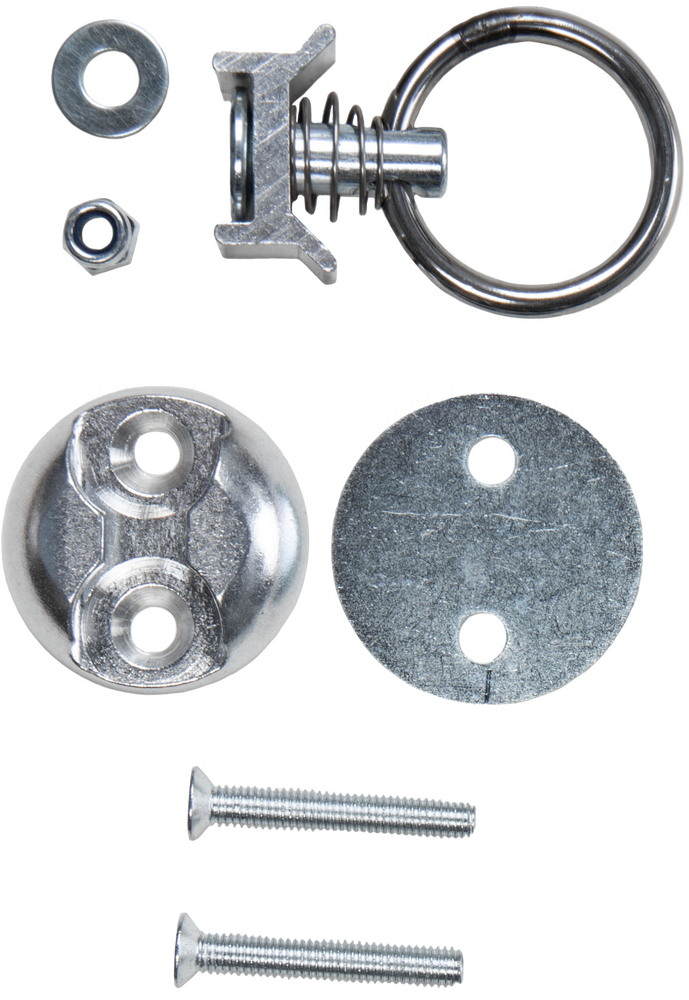 Fire Power 29-14024 29-14024 L-TRACK ANCHOR MOUNT REMOVABLE 1.25" EYELET 1/PK