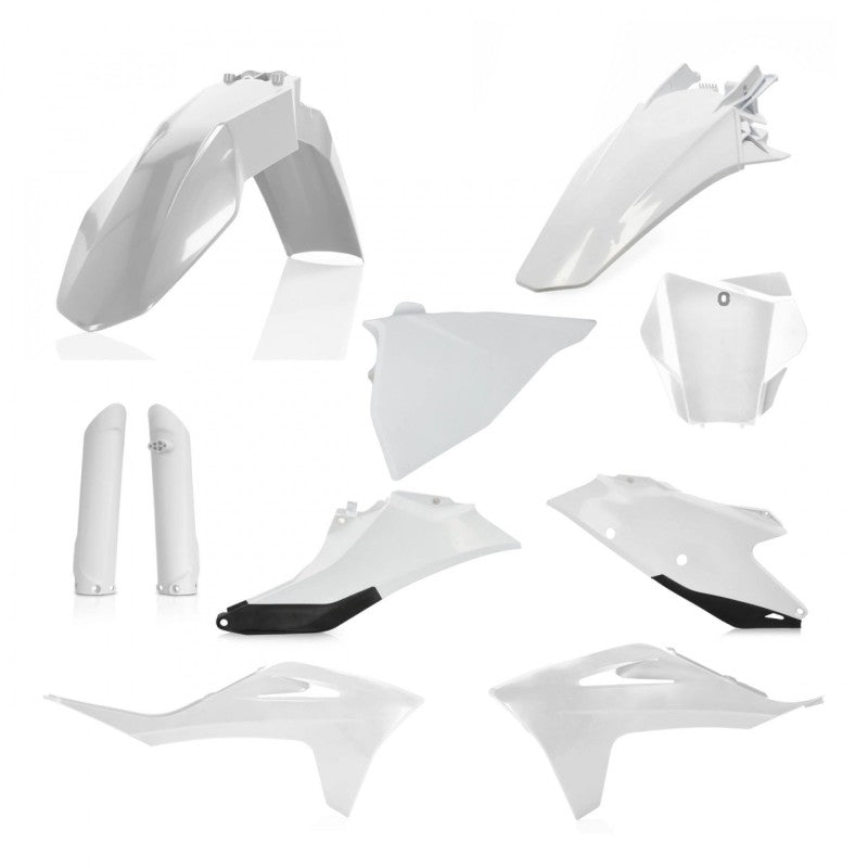 Acerbis 2872791035 21-23 Gasgas MC125/250F/450F/ EX300/250F/350F/450F Full Plastic Kit - White/black - Photo - Primary