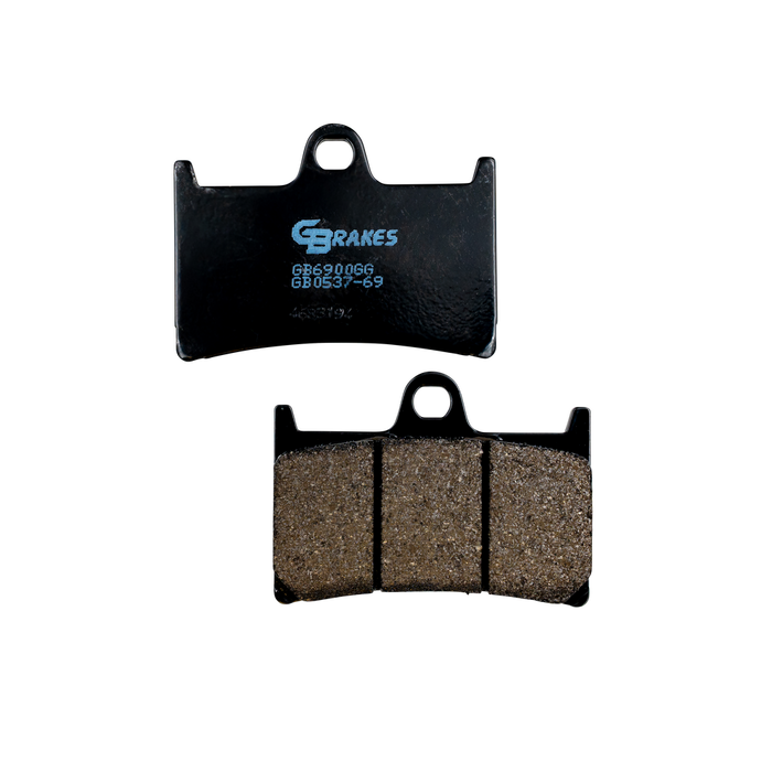 Gbrakes 17-53769 GB0537-69 BRAKE PADS SEMI METALLIC