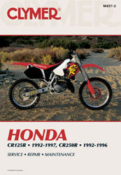 Clymer Repair Manual Honda CR125/250R - CM4572 Honda CR125R / CR250R 1992-1997